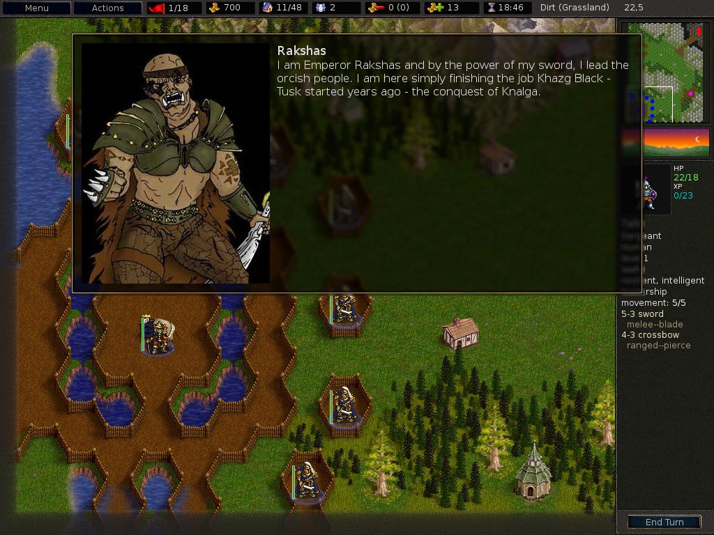 Битва за Веснот (Battle for Wesnoth) - Игры в Linux